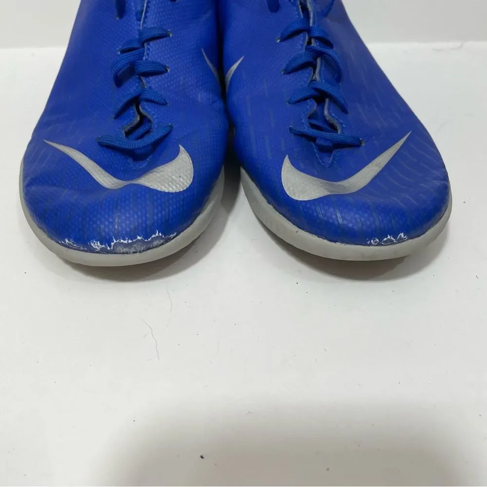 Nike Mercurial Blue Athletic Soccer Training Shoes